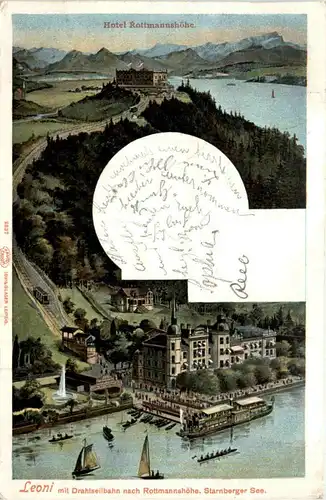 Leoni mit Drahtseilbahn nach Rottmannshöhe -454768