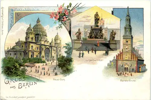 Gruss aus Berlin - Litho -454772