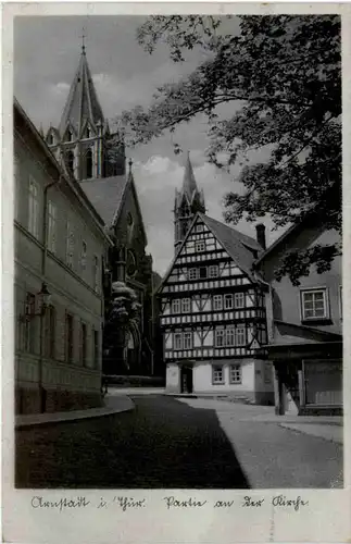 Arnstadt/Thür., Partie an der Kirche -372306