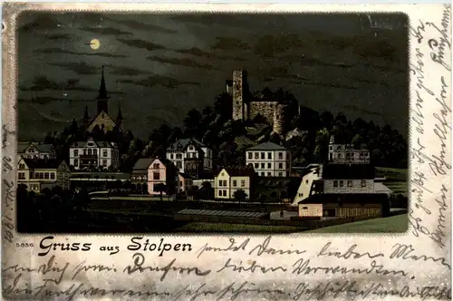 Gruss aus Stolpen - Litho -455164