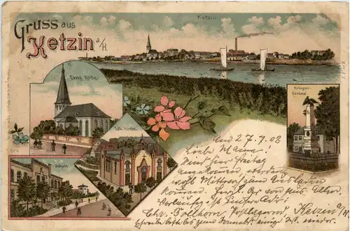 Gruss aus Ketzin - Litho -455088