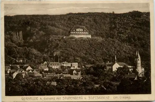 Gernrode mit Stubenberg u. Stiftskirche -372158