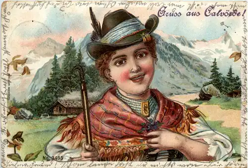Gruss aus Calvörde - Litho -455146