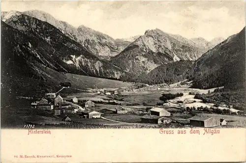 Hinterstein, Gruss aus dem Allgäu -355864