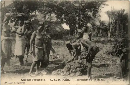 Cote d Ivoire - Terrassieres a Toumodi -99260
