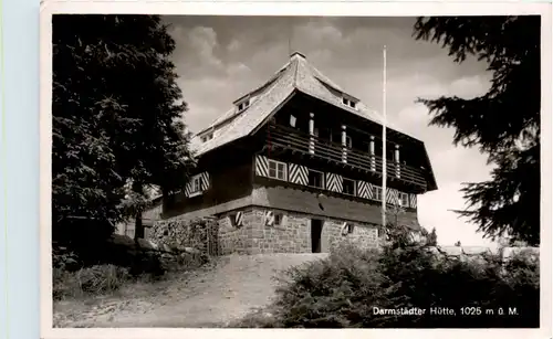 Darmstädter Hütte bei Wildsee u. Ruhestein im Schwarzwald -373160