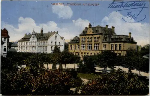 Saarlouis, Gymnasium mit Kloster -360566