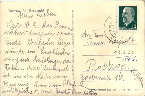 Teterow, Am Ehrenmal -372434