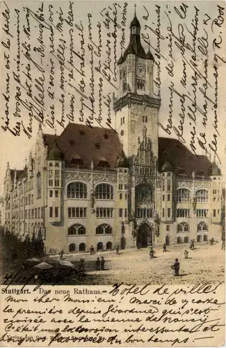 Stuttgart, das neue Rathaus -360746