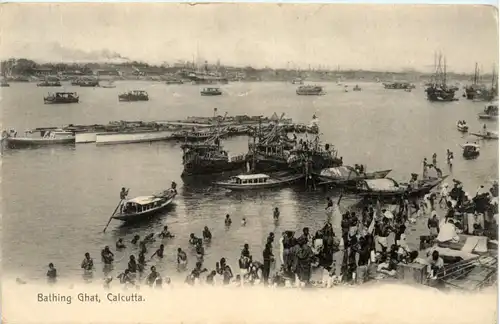 Calcutta - Bathing Ghat -99960