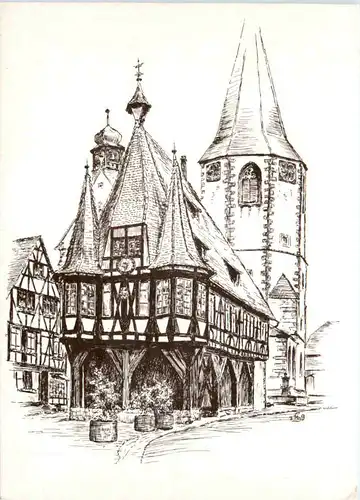 Michelstadt im Odenwald, Altes Rathaus -373110