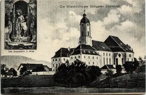 Die Wieskirche bei Steingaden, Oberbayern -356814