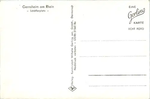 Gernsheim am Rhein, Schöfferplatz -374040