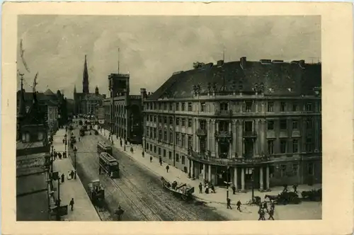 Berlin, Mühlendamm, Sparkasse u. Petrikirche -374140