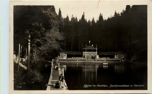 Altenau im Oberharz, Familienwaldbad im Okerteich -373966