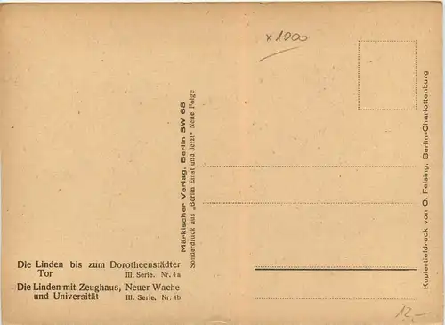 Berlin, Die Linden bis zum Dorotheenstädter Tor -373358