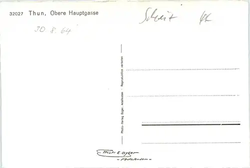 Thun, Obere Hauptgasse -357110