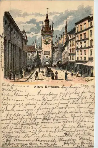 München - Altes Rathaus - Litho -455242