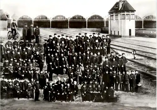 Leipzig, Hauptbahnhof um 1920 -373132