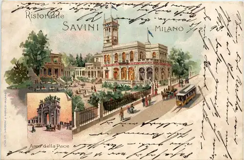 Milan - Restorante Savini - Litho -74004
