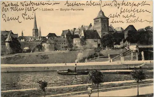 Lübeck, Burgtor-Panorama -374484