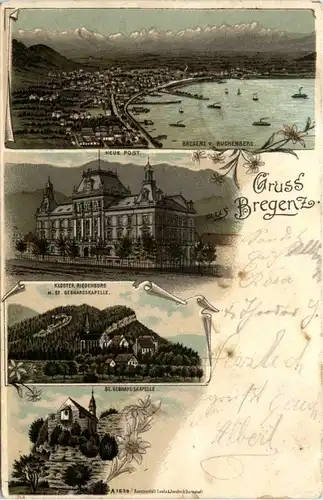 Gruss aus Bregenz - Litho -74144