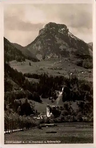 Oberaudorf mit hocheck u. Brünnstein -374828