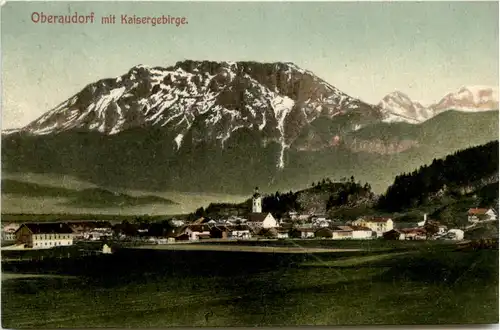 Oberaudorf, mit Kaisergebirge -374844