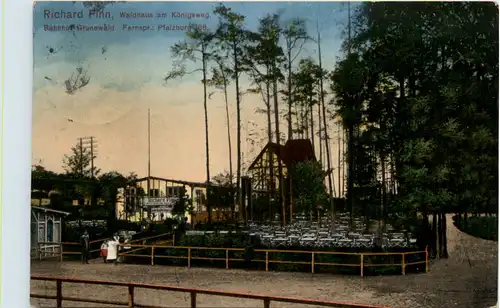 Berlin, Richard Finn, Waldhaus am Königsweg, Bahnhof Grunewald -374310