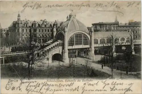 Berlin, Nollendorfplatz, Haltestelle der Hochbahn -374198