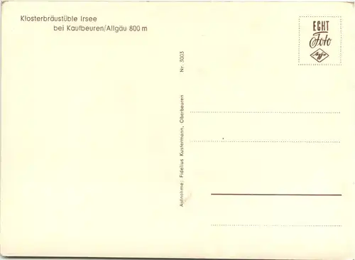 Kaufbeuren, Klosterbräustüble Irsee -374052