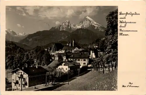 Berchtesgaden mit dem Watzmann -455628