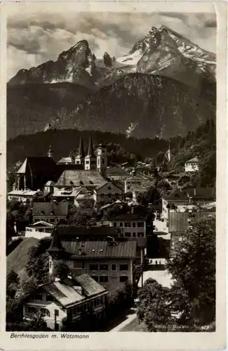 Berchtesgaden mit dem Watzmann -455624