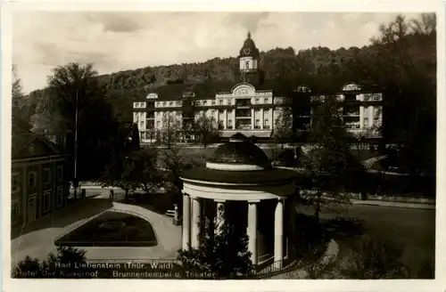 Bad Liebenstein, Brunnentempel und Theater -455808