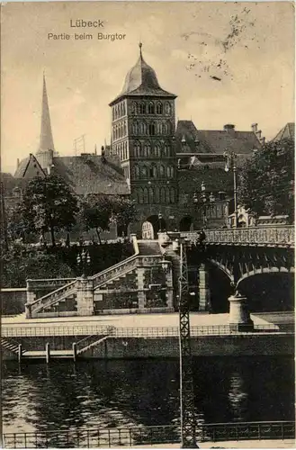 Lübeck, Partie beim Burgtor -374480