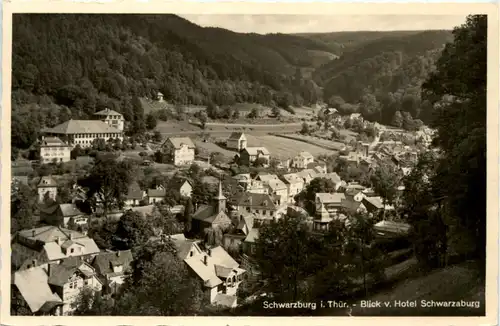 Schwarzburg, Blick vom Hotel Schwarzburg -455784