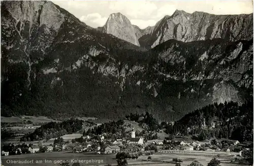 Oberaudorf gegen Kaisergebirge -374938