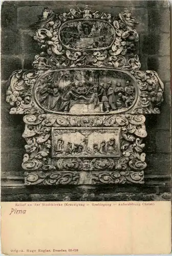 Pirna, Relief der Stadtkirche -456028