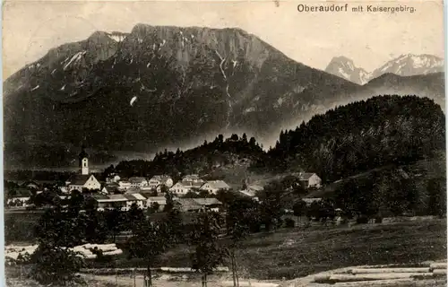 Oberaudorf, mit Kaiserbebirge -374906