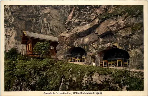 Garmisch-Partenkirchen, Höllentalklamm-Eingang -374700