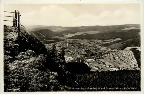Blick von der Hohen Möst auf Oberschönau -455794
