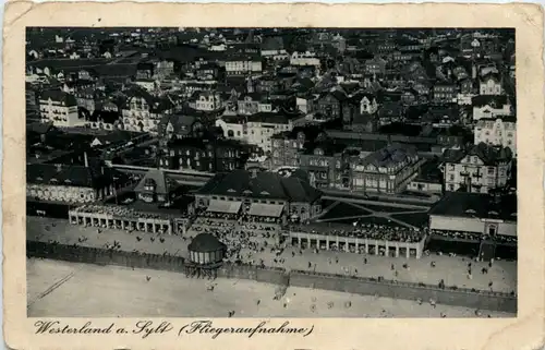 Westerland a. Sylt, Fliegeraufnahme -455854