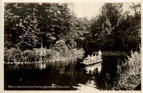 Mann`s Waldschloss Kleiner Spreewald, Teilansicht -455306