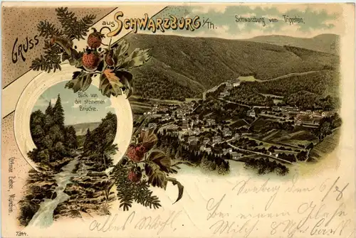 Gruss aus Schwarzburg - Litho -437174