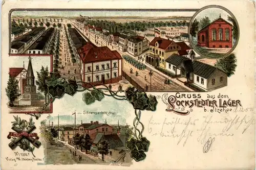 Gruss aus Lockstedter Lager bei Itzehoe - Litho -437254