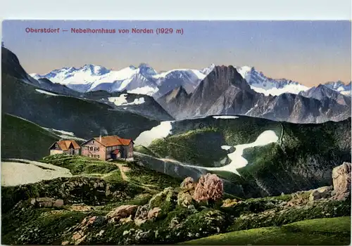 Oberstdorf, Nebelhornhaus von Norden -455598