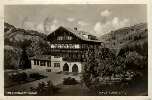 Oberammergau, haus Alois lang -456468