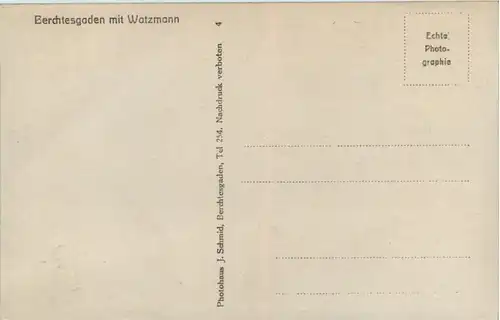 Berchtesgaden mit dem Watzmann -455626