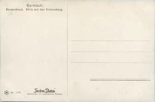 Garmisch-Partenkirchen, Bauernhaus, Blick auf den Kramerberg -456464