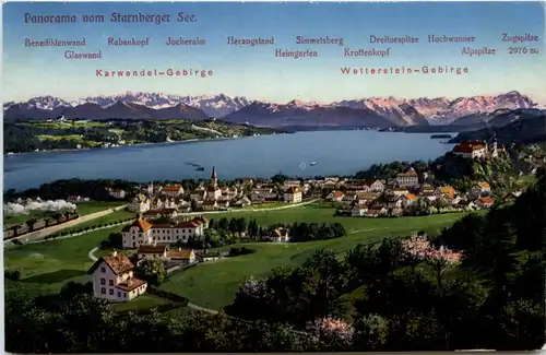 Panorama vom Starnberger See -455640